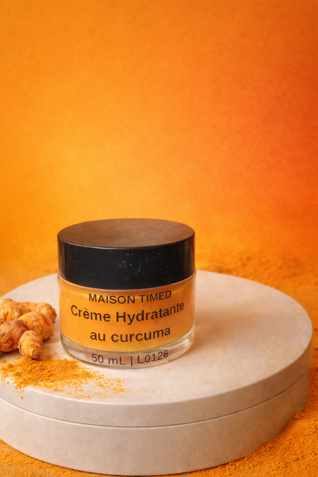 Crème hydratante - Curcuma