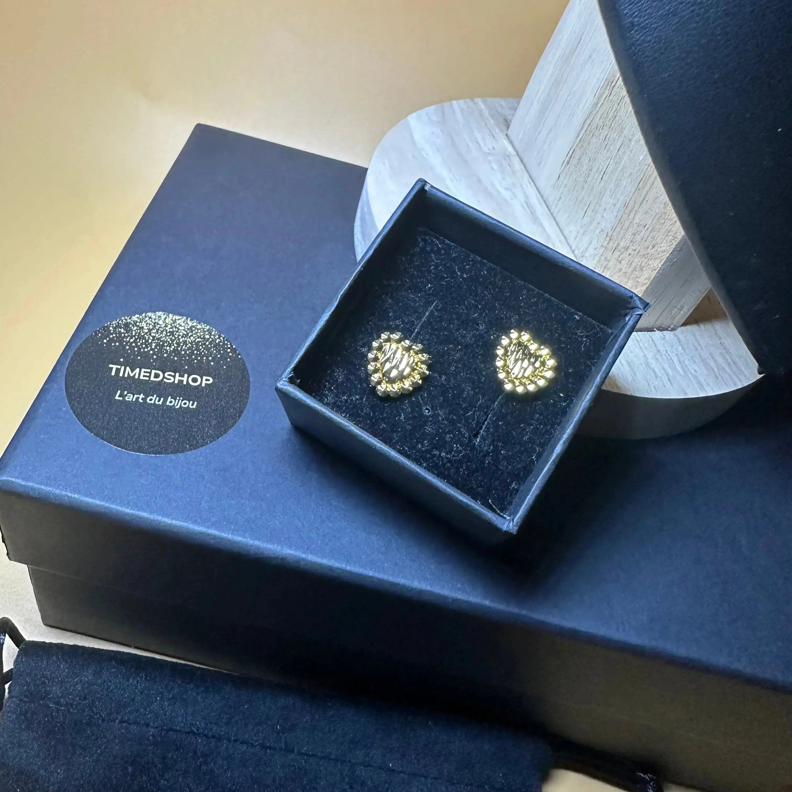 Boucles d’oreilles cœur Mina