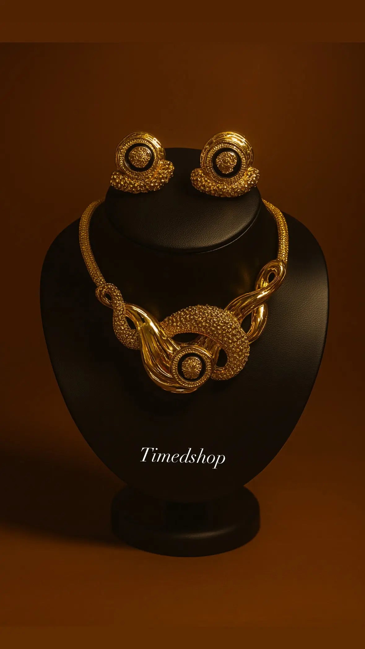 Parure de Bijoux Plaqué Or 18K – Élégance Royale Versace