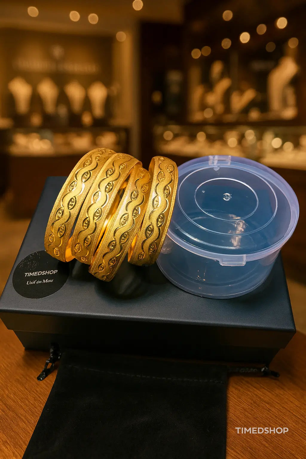 Bracelet Diouma – L’élégance dorée intemporelle