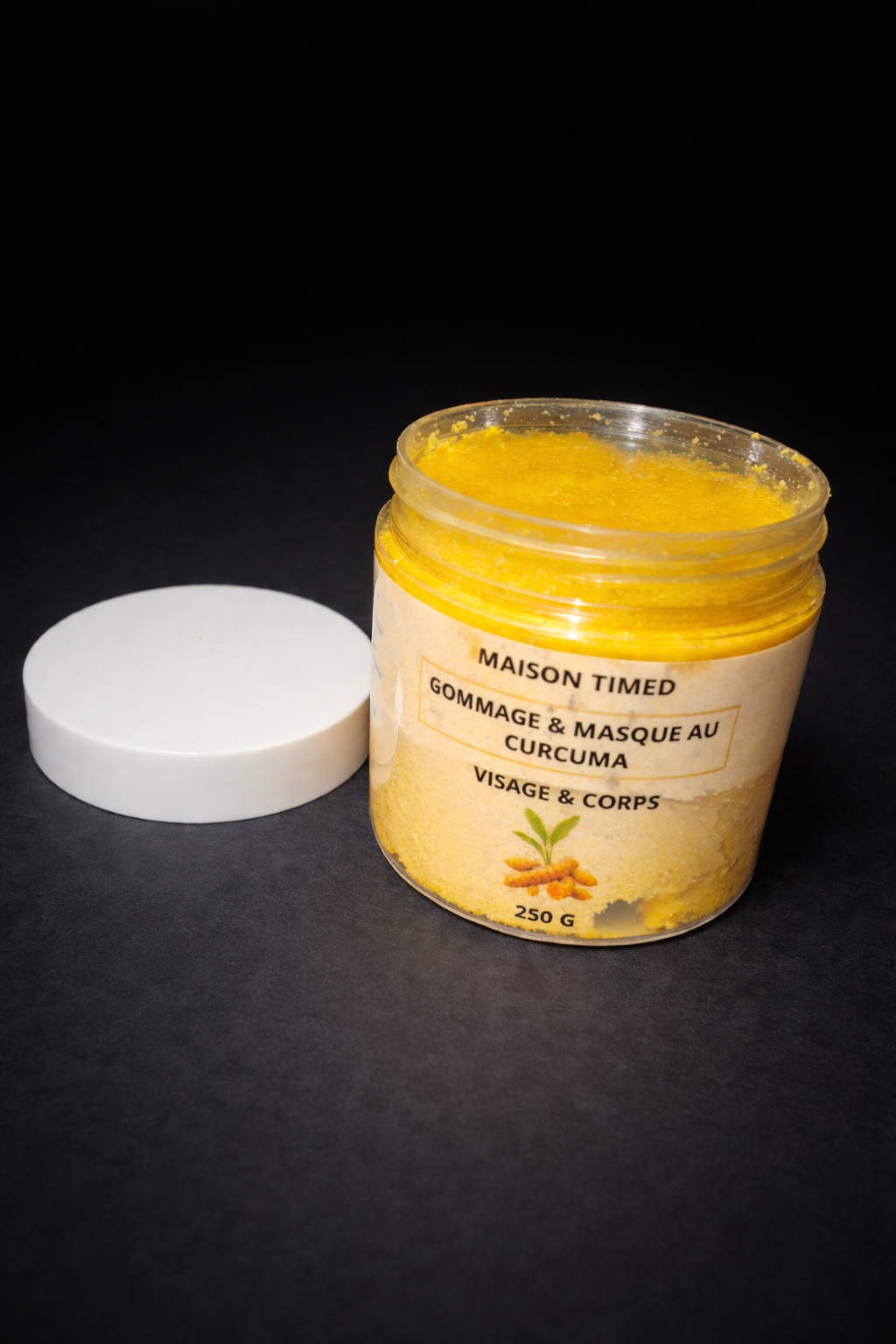 Poudre Cosmétique au Curcuma – Visage & Corps 250 g