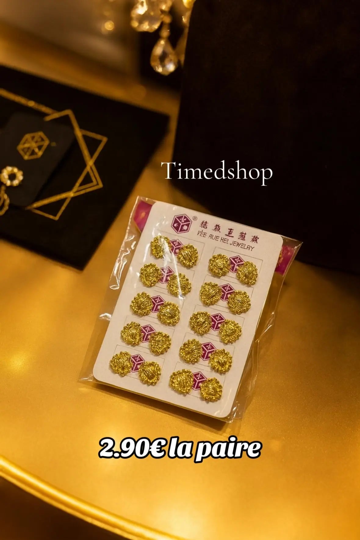 Boucles d’oreilles cœur Mina