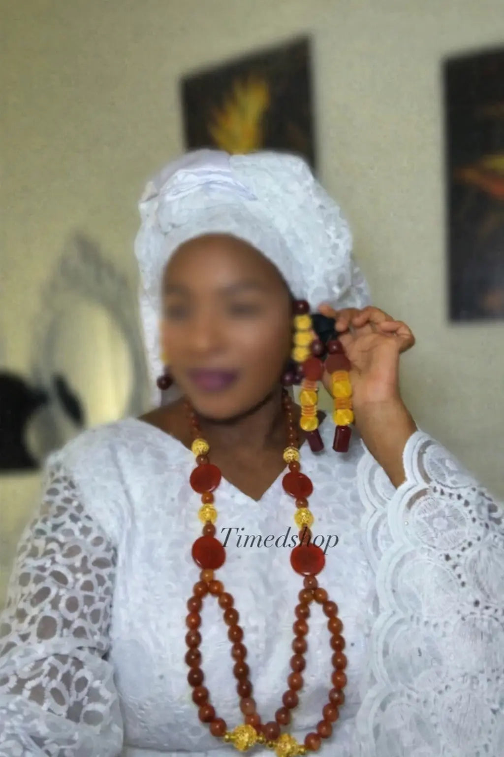 Parure Demba Diala – Thiacka & Tourou faits main | Élégance africaine intemporelle