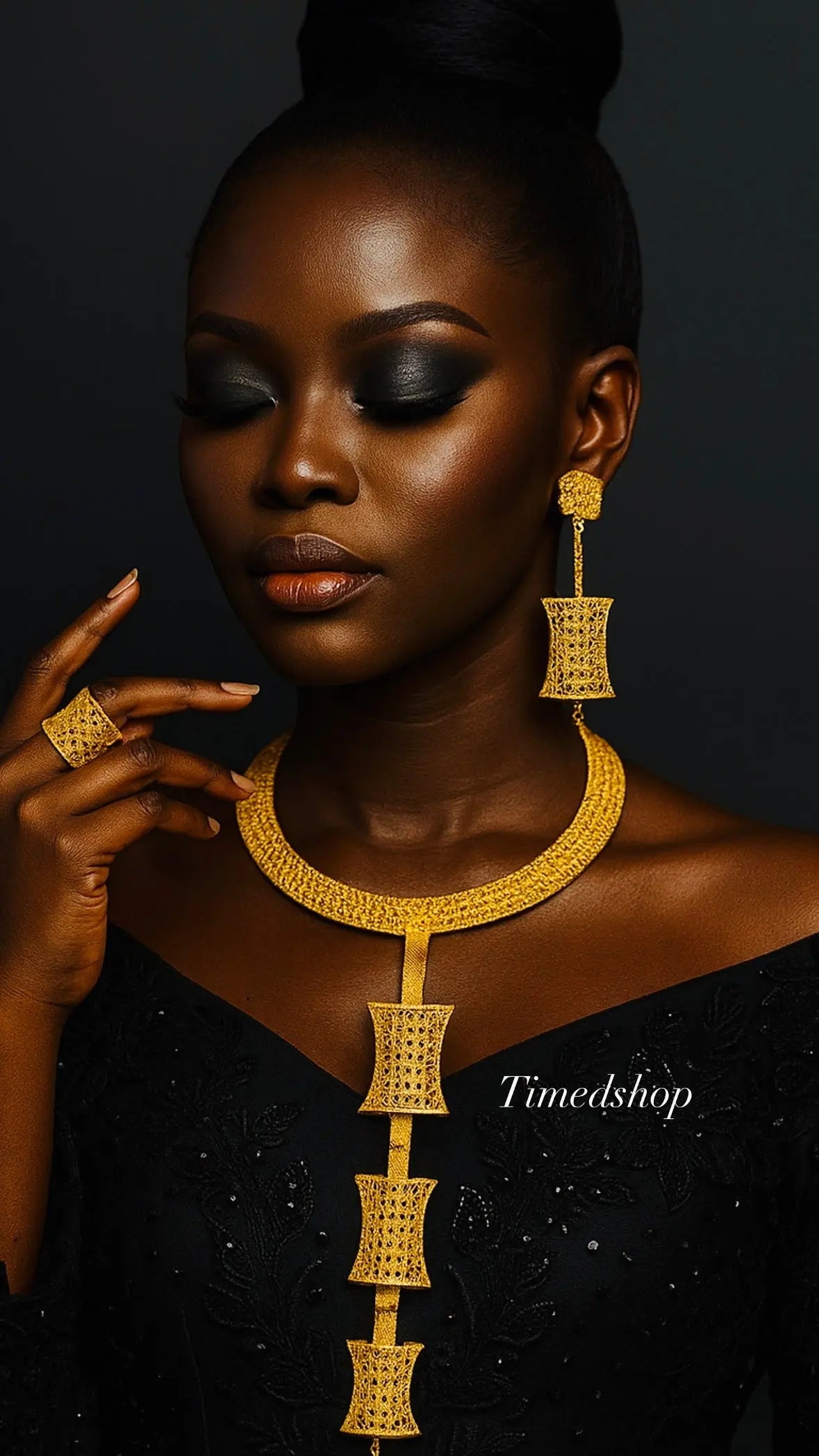 Parure Délia- 4 gr D'or Réf : PRD-0709