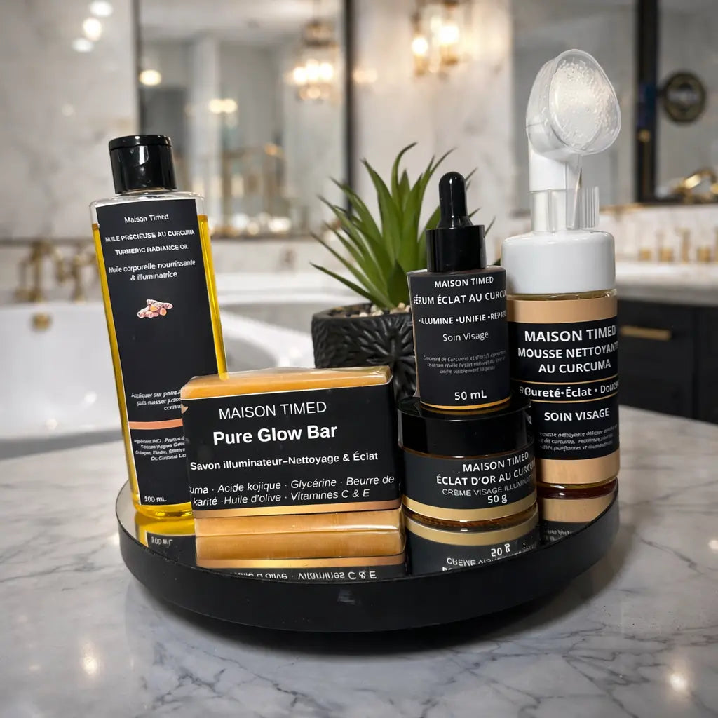 Gamme Gold Prestige skincare- Rituel éclat au curcuma