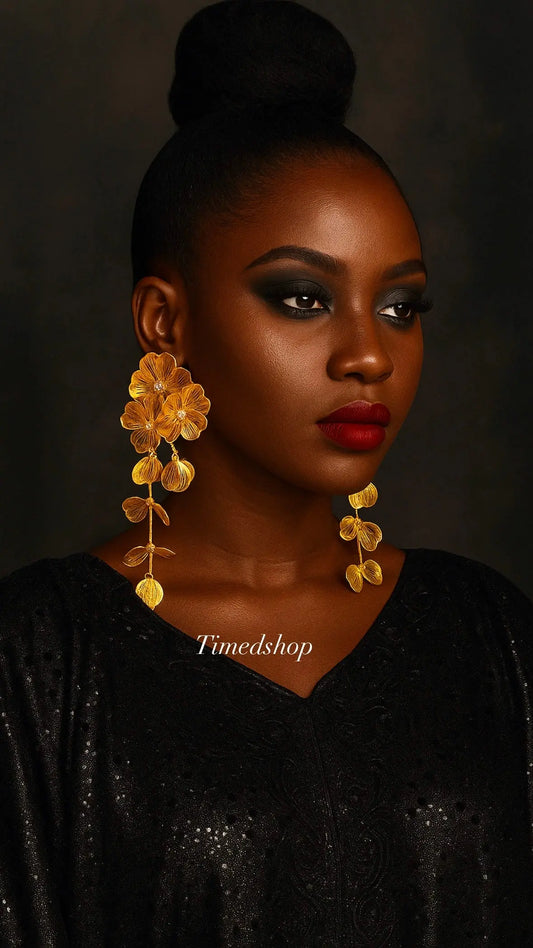 Boucle d'oreille Floral- Mariam Bah