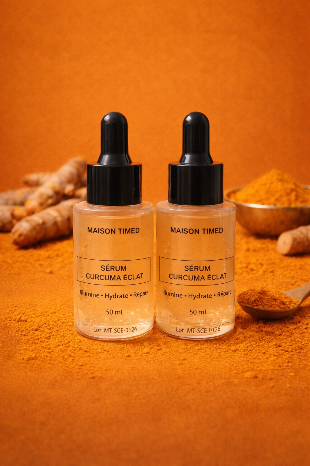 Sérum Précieuse Éclat au Curcuma- Vitamine C