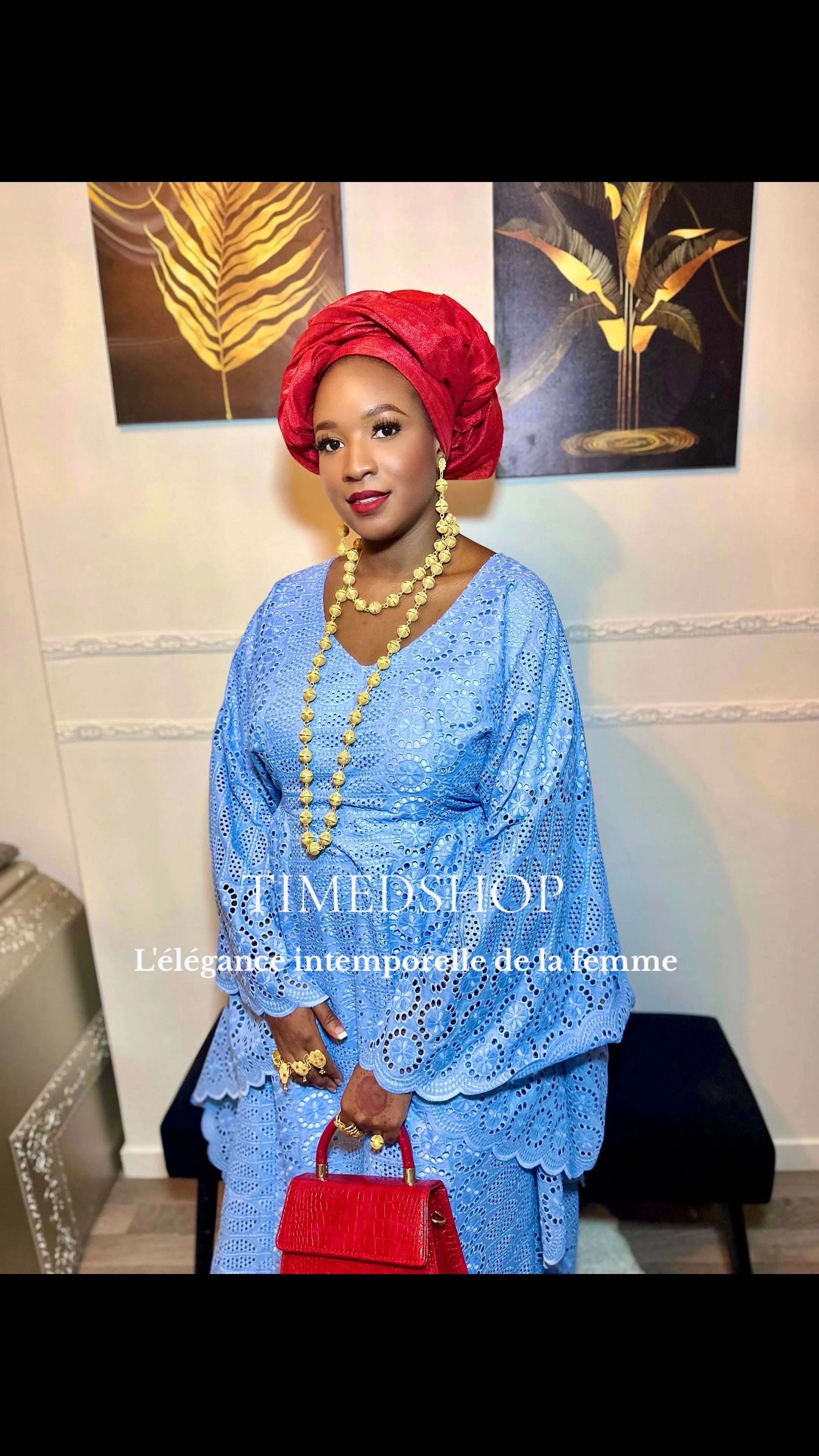 🧵 Tissus Brodés Premium – Collection Couleurs Élégantes