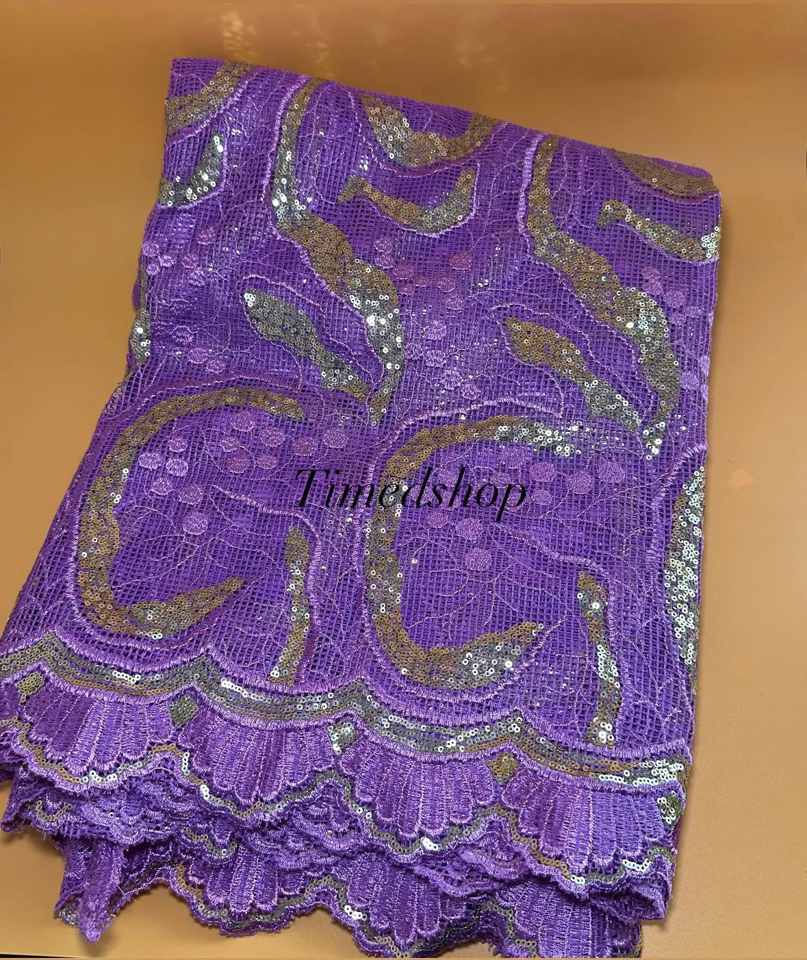 Tissu en dentelle guipure - Timedshop