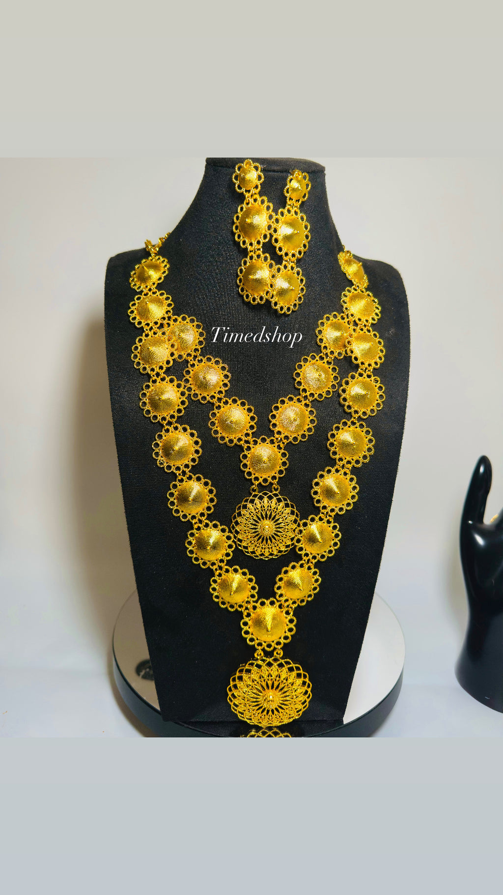 Parure Tiné - Plaque or Ngalam or jaune