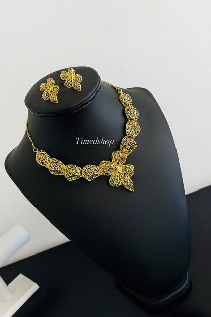 Parure Papillon Dorée – Timedshop
