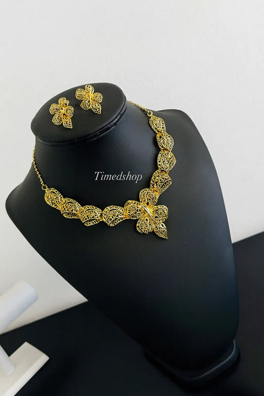Parure Papillon Dorée – Timedshop