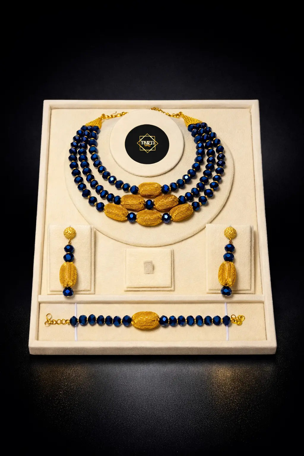 Parure Téréna - Bleu royal