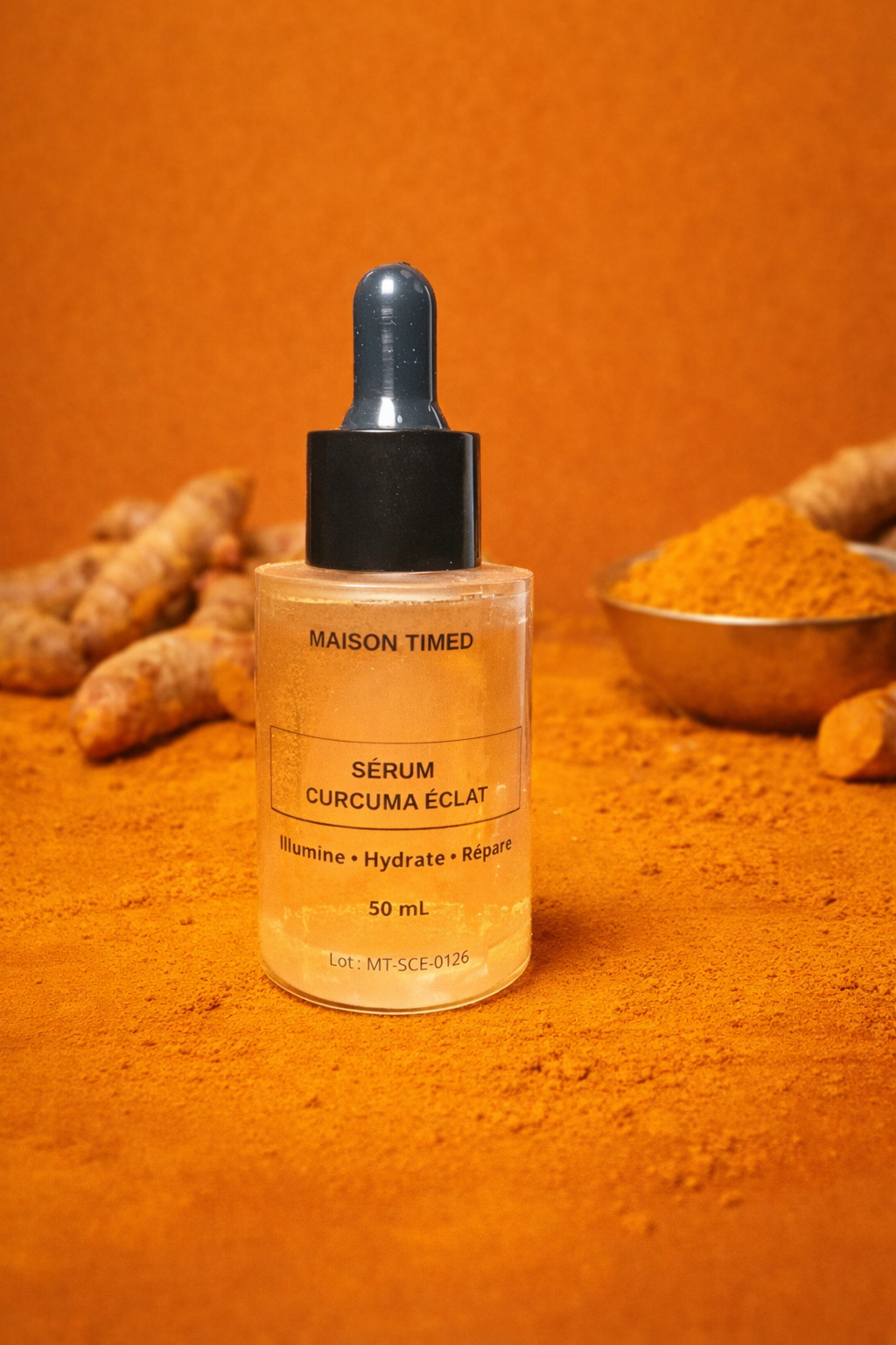 Sérum Précieuse Éclat au Curcuma- Vitamine C