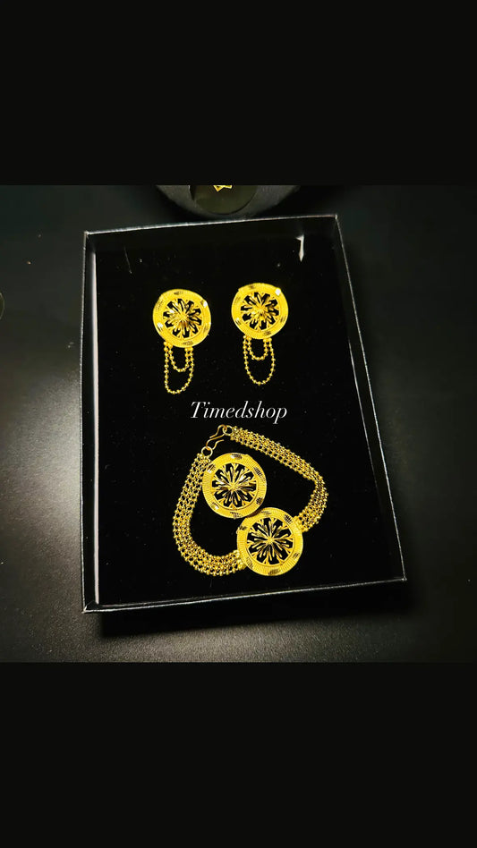 Ensemble de Bijoux Dorés pour Enfant – Timedshop