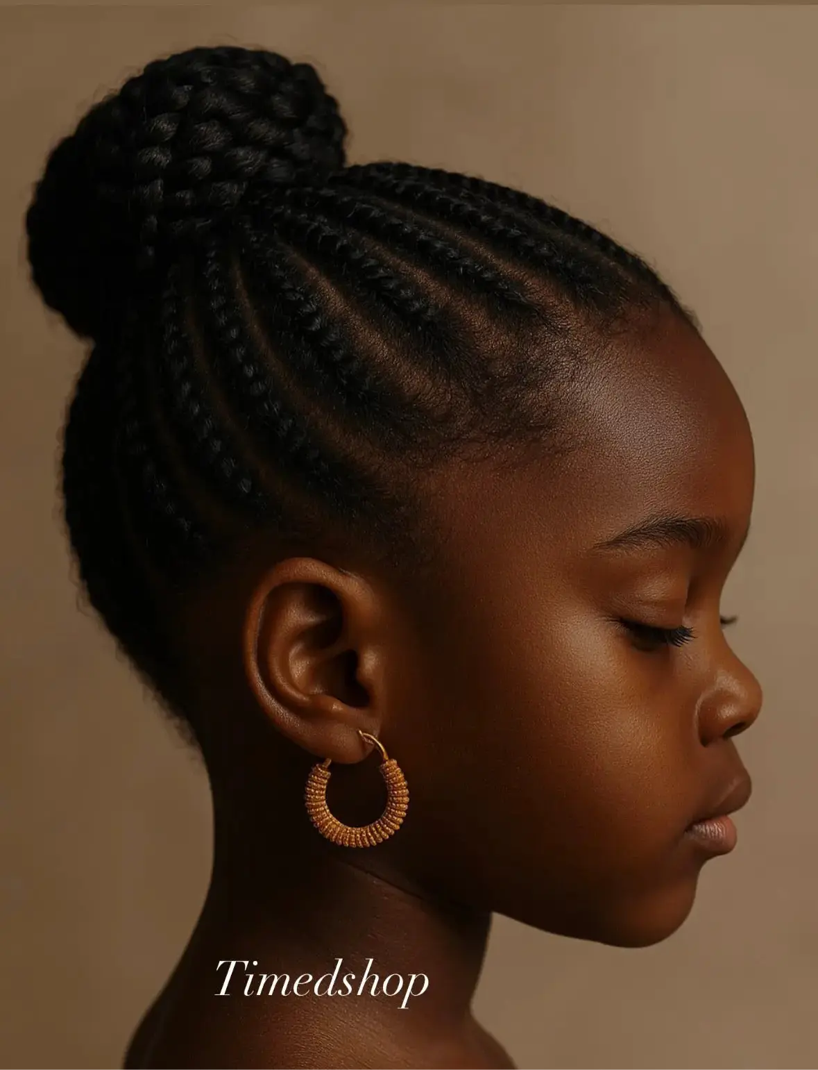 Boucles d’Oreilles Tressées « Jaya » – Édition Enfant