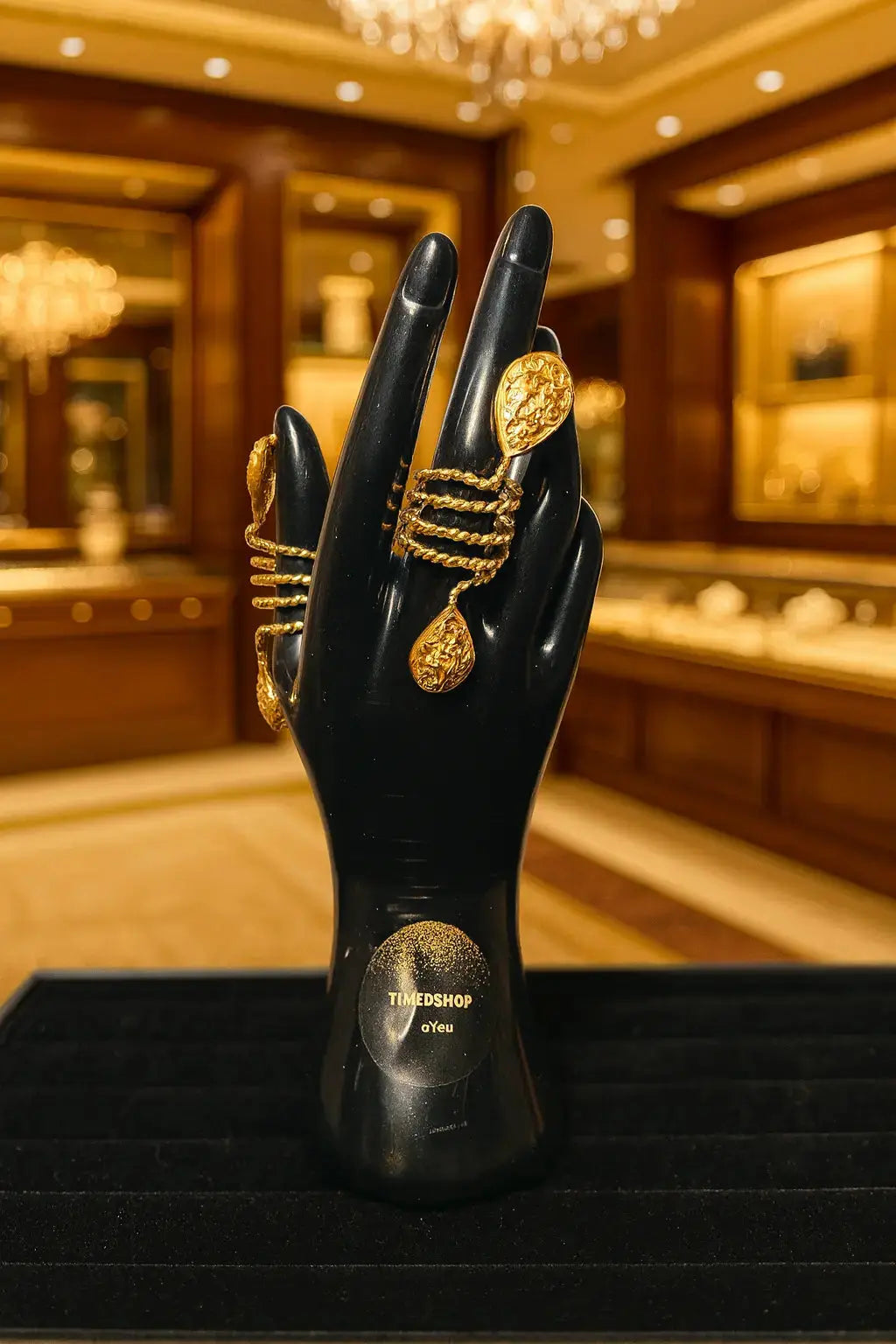 1 bague Assétou- 22k Gold finition