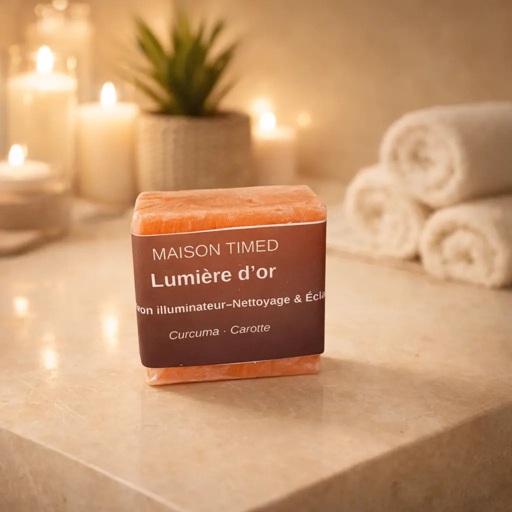 Savon Lumière d'or - Carotte Curcuma 100g
