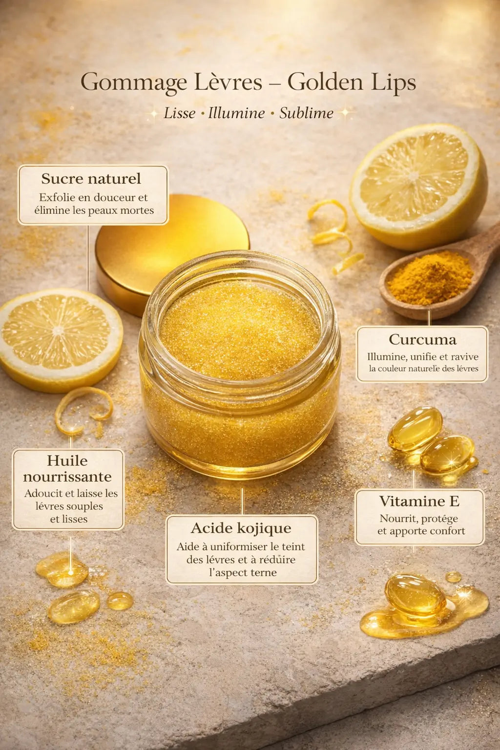 Pack Soin des lèvres - lips Éclat Curcuma – Maison Timed