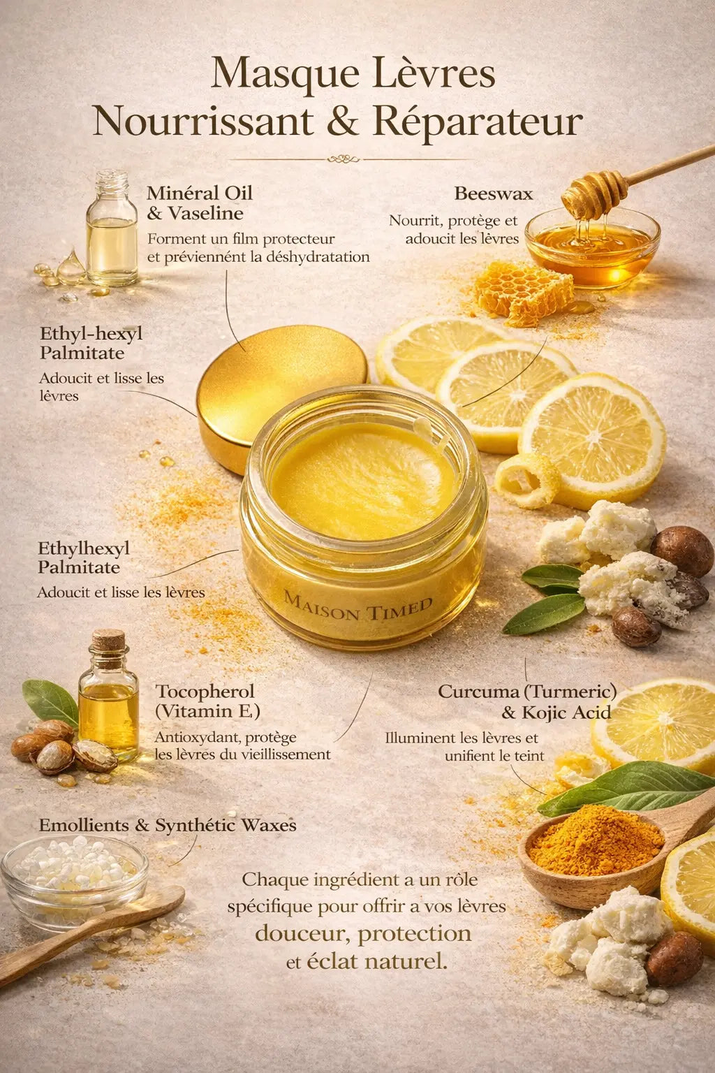 Pack Soin des lèvres - lips Éclat Curcuma – Maison Timed