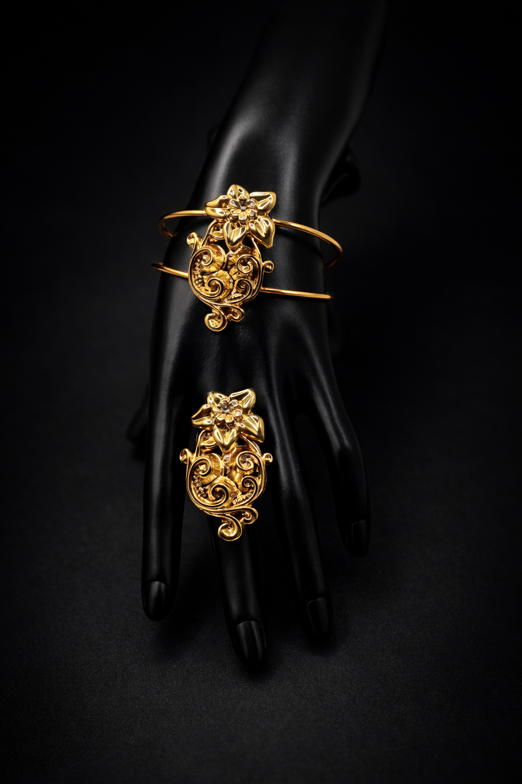 Bracelet Nima Anvers 18k plaqué or Élégant