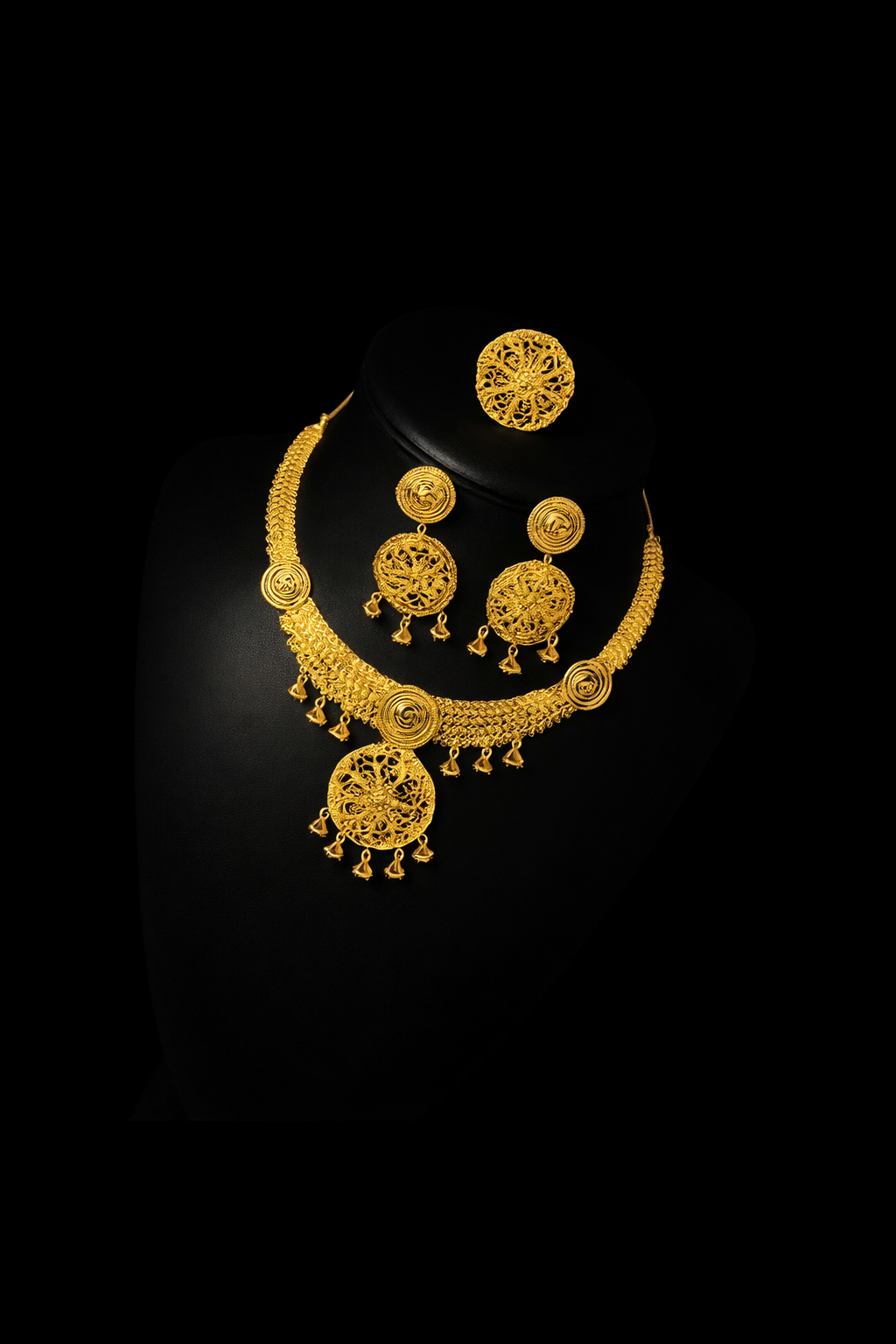 Parure Hapsatou- Gold design