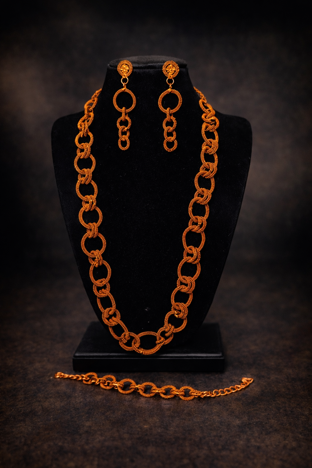 Parure Oumou-Chaîne tressée Réf : PO-207