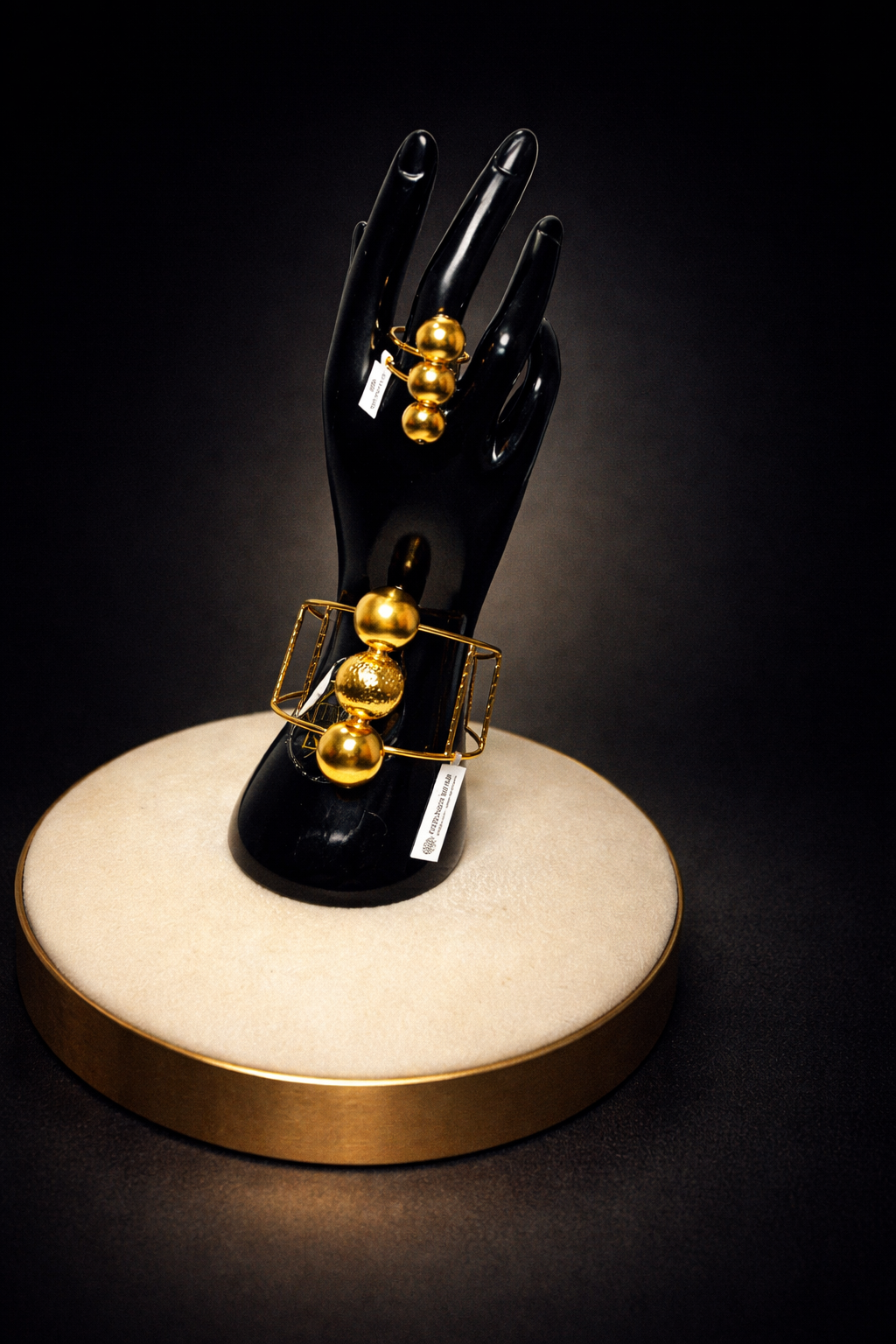 Bracelet Sadio- Jaune or foncé doré