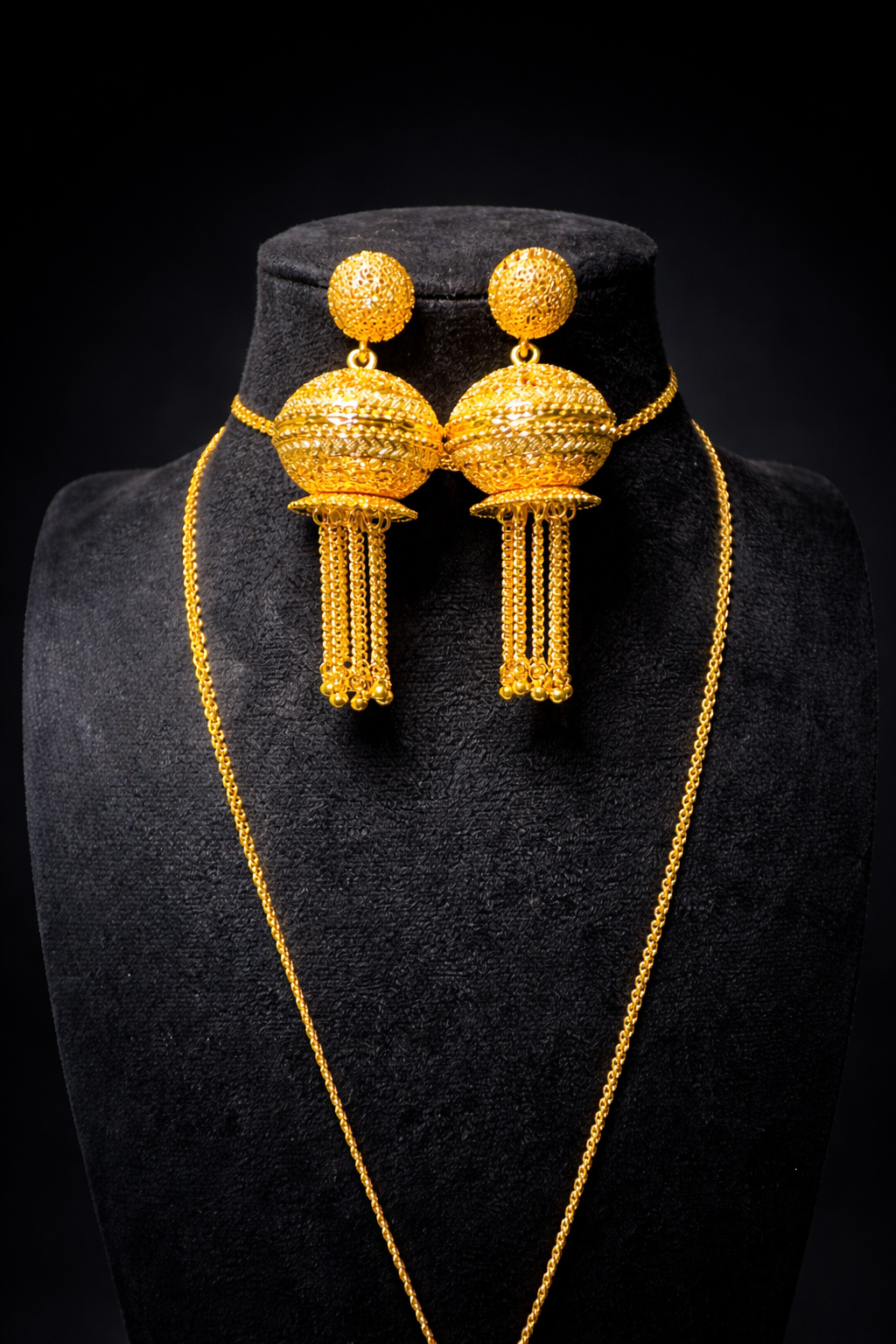 Parure Sira – Plaqué Or 22K | Édition Prestige Référence : TS-SIRA21K