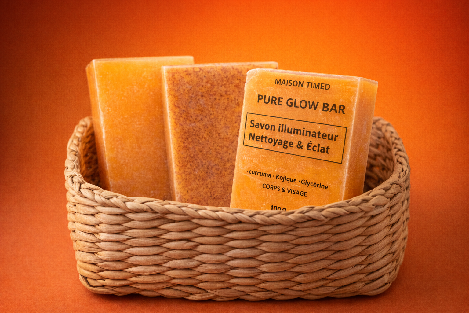 Pack 3 savons Pure Bar Glow 300g