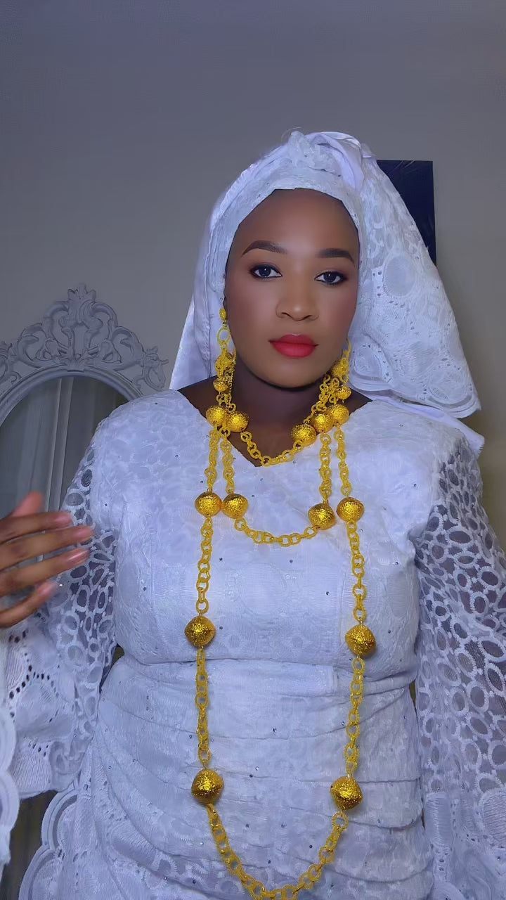 Parure Maty  Djolokho - 5 mètres 💛