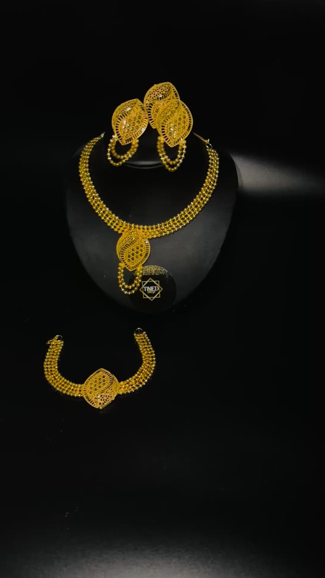 Parure de bijoux dorés pour enfants- Modèle Royal